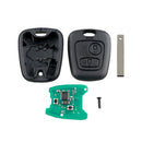 Peugeot 307 307 SW electronic key before 2005 ID46 433 mhz Lame hu83