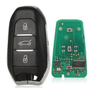 Clé Télécommande Peugeot Main Libre Peugeot 308 208 5008 2008 3008 3 boutons 4A AES Keyless Go