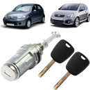 Barillet serrure de porte Avant Gauche compatible avec Citroën C2 C3 (2002-2010) avec 2 clés