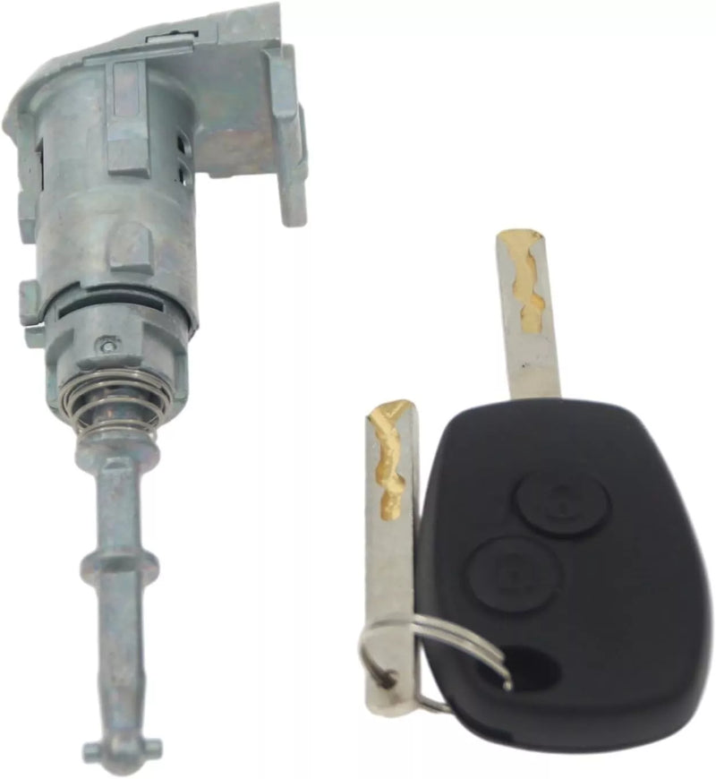 Barillet serrure de porte pour RENAULT CLIO MASTER MODUS TWINGO KANGOO Avant Gauche avec 2 clés