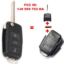 clé vierge pour VAG polo Bora Caddy Passat Golf Touran Skoda Fabia Superb Octavia id48 1J0 959 753 DA