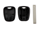 Clé Vierge avec Transpondeur Chip ID46 et Lame Vierge HU83 - Compatible Peugeot 2002-2017