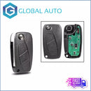 Clé Vierge Id48 FIAT Punto Ducato Doblo Siena Stilo Seicento CITROEN Jumper PEUGEOT Boxer 3 boutons