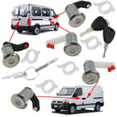 Kit Complet Neiman et Serrure pour Renault Master, Opel Movano, Nissan Interstar - Antivol de Direction, Bouchon de Trappe à Carburant, Clés, Barillets de Porte