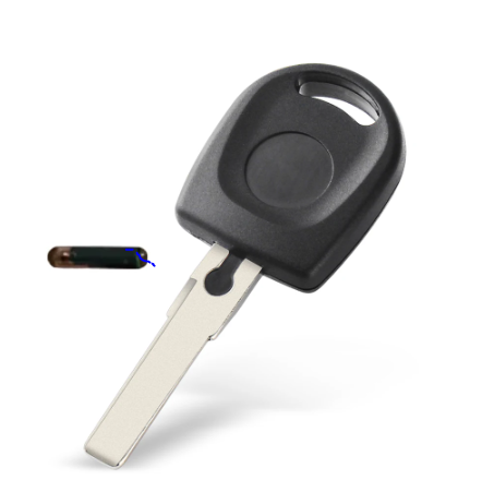single key with CHIP transponder ID48 VOLKSWAGEN SEAT SKODA AUDI to program