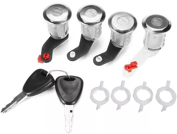 Kit 4 locks RENAULT Master 2 Mascott OPEL MOVAN0 Nissan Interstar with 2 keys 1998-2010 7701470952