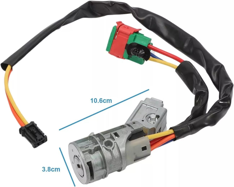 Cerradura de encendido para CITROEN C3 fase 1 CITROEN C2 fase 1 Peugeot 307 1007 fase 1 4162AH (2001-2005)