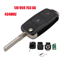 Clé Vierge ID48 Volkswagen Golf Polo Transporteur  Seat ibiza leon toledo 1J0959753AG
