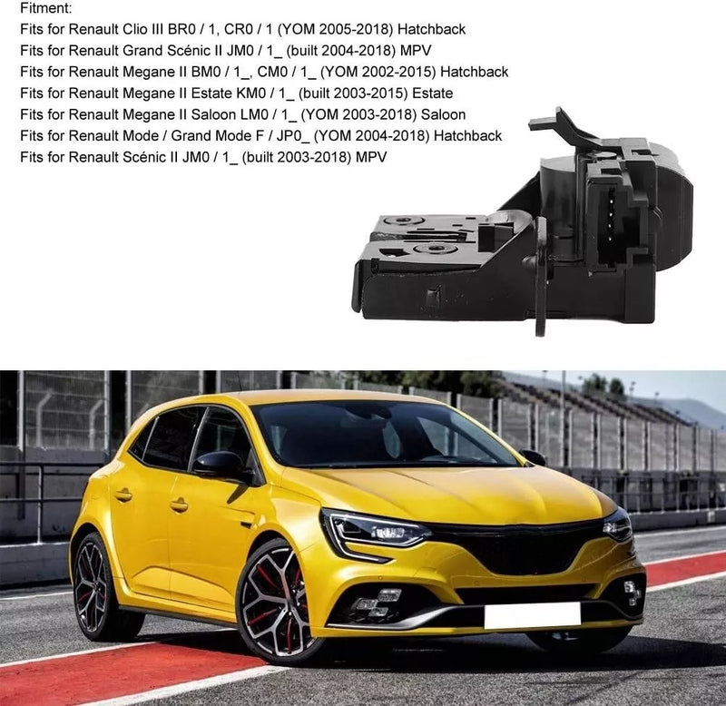 Mécanisme Serrure de Coffre Arrière Centrale gâche de coffre Renault Clio 3 Mégane 2 Scénic 2 8200076240 8200947699