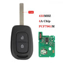 Chiave telecomando 4A AES Renault - Twingo 3, Traffic 3, Master 3, Kangoo 3, Clio 5 da programmare
