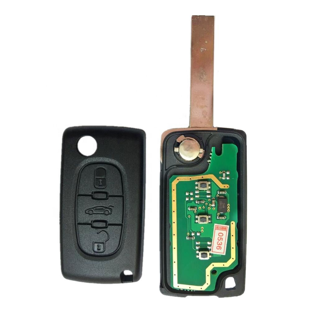 Clé Télécommande Vierge Universelle INOKEY KEYDIY NB11 3 Boutons - Compatible Peugeot Citroën Fiat Hyundai Nissan