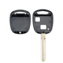 coque boitier télécommande clé Toyota Yaris Rav 4 Prius Prado Corrola Amy télécommande 2 boutons