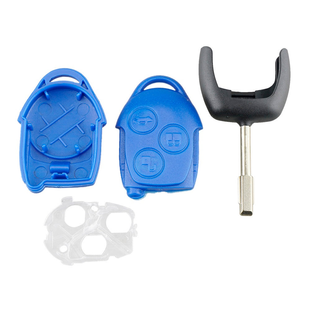 Coque De Protection Porte-clés En Métal Pour Clé Ford - Compatible Fiesta, Focus, Kuga, Mondeo - Cadeau Pratique