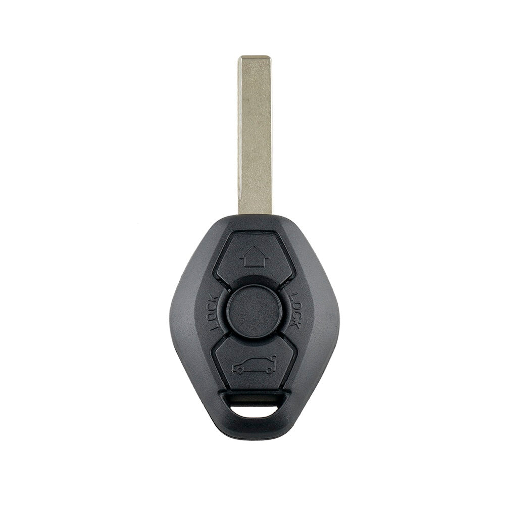 Clé Bmw Pro-plip à Programmer - Compatible Série 1/3/5/7, X5/X6, E60/E61, Z4, 3 Boutons 434MHz Clé Bmw Programmer