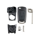 Coque plip OPEL Corsa Meriva Tigra Astra Zafira Vectra insigna télécommande 2 boutons