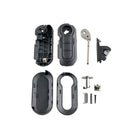 Coque Clé pour Fiat 500 Panda Ducato Bravo Stilo Brava Clé télécommande 3 Boutons