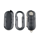 Coque Clé pour Fiat 500 Panda Ducato Bravo Stilo Brava Clé télécommande 3 Boutons