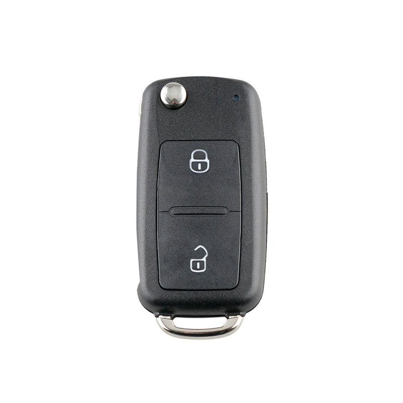 Coque de clé Volkswagen Seat Skoda boitier télécommande 2 boutons Golf Polo Bora Ibiza ...
