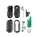 Clé Vierge FIAT Ducato Bravo 500L Peugeot Boxer Citroen Jumper Iveco A Programmer Télécommande 2 bouton ID46 bsi marelli