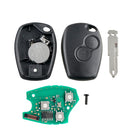 clé télécommande Dacia Sandero Duster Logan 2 boutons électronique vierge ID46 433 mhz PCF7946
