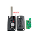 clé télécommande Peugeot 3 boutons (phare) 207 307 308 C4 PICASSO électronique vierge ID46 0536 ASK HU83