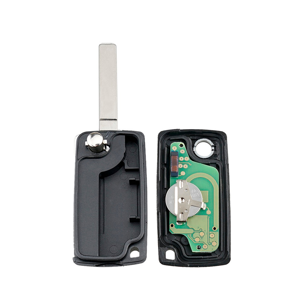 Clé Télécommande Vierge Compatible Peugeot Boxer / Citroën Jumper (2009-2020) – 3 Boutons, Avec Transpondeur Et Pile, à Programmer Par Un Pro !