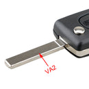 clé télécommande Citroen C3 phase 2 DS3 Berlingo Jumpy électronique vierge ID46 0536 FSK VA2 2 boutons