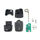 clé vierge Audi A2 A3 A4 S4 A6 S6 ID48 4D0837231R télécommande 2 boutons