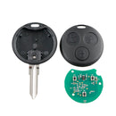 clé télécommande vierge SMART FORTWO ROADSTER PASSION PULSE CITY électronique ID46 PCF 7941 à programmer