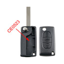 Guscio chiave Peugeot Citroen per Partner Expert 307 407 308 3008 C4 C4 Picasso C5