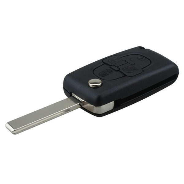 Schlüssel Gehäuse Peugeot 1007 807 Citroen C8 Fernbedienung 4 Tasten CE0523