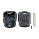 coque de clé Citroen Xsara Picasso Berlingo Peugeot Partner télécommande 2 boutons
