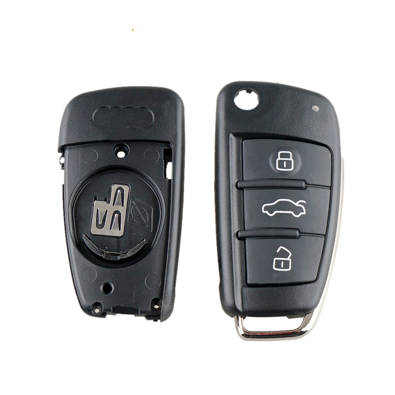 key case AUDI A2 A3 A4 S4 A6 S6 Q3 Q5 Q7 R A1 S4 RS3 remote control 3 buttons