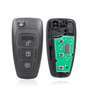 KEYAUT0 -clé pour FORD 4D63 FORD FOCUS MONDEO C MAX KUGA GALAXY ( 2010-2019) Lame HU101